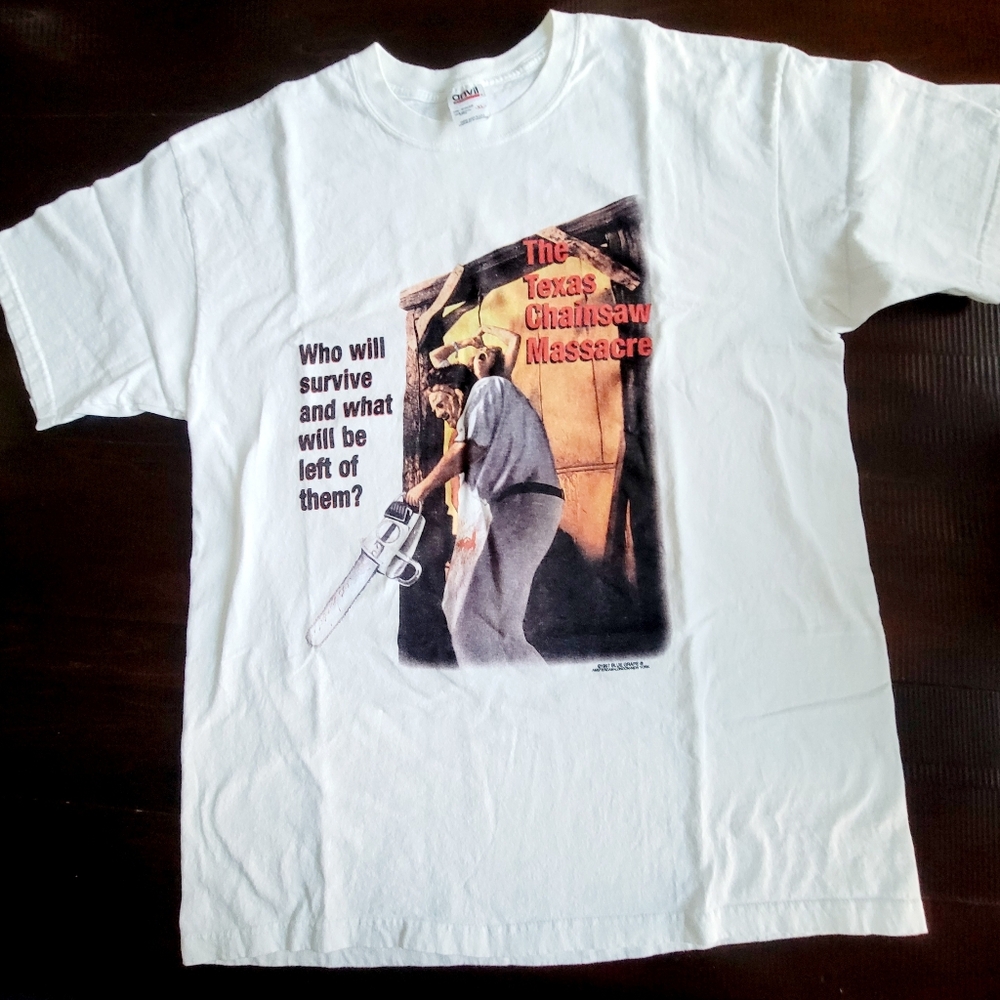 Vintage 90's 'Texas Chainsaw Massacre' Movie Tee, 1997, Size XL